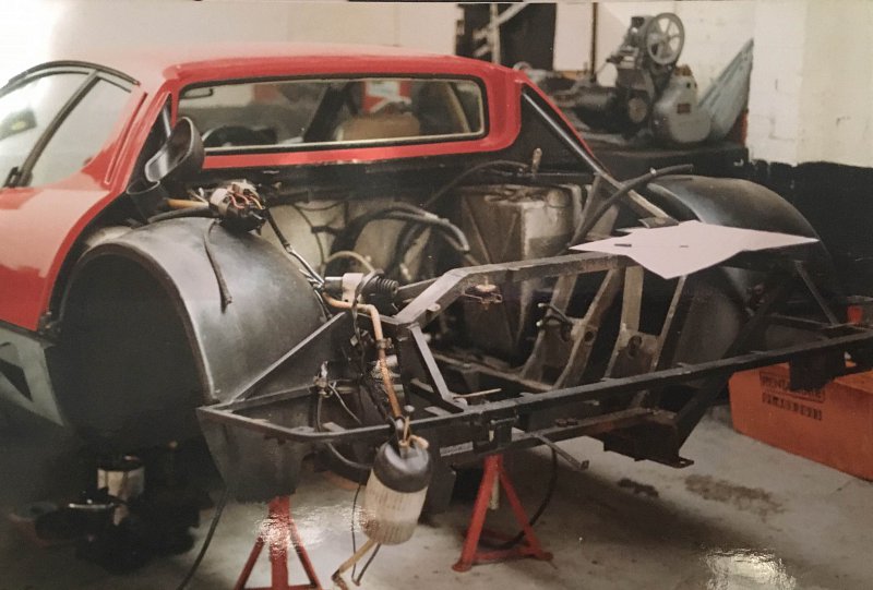 Ferrari Restoration rear end